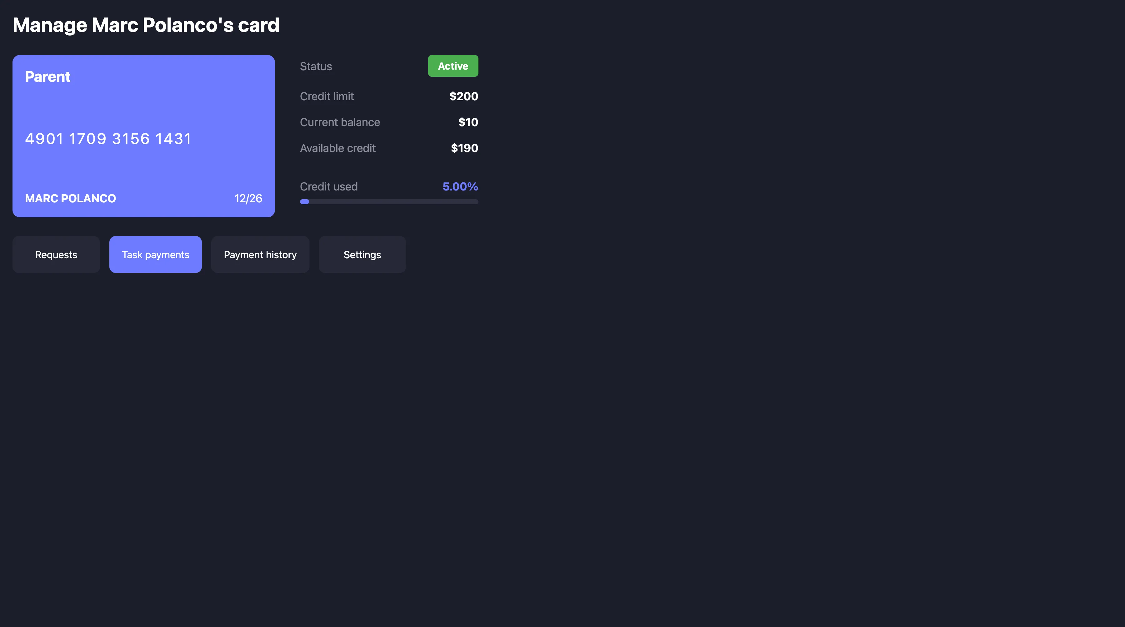 Detailed balance information